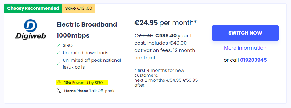 SIRO-Powered broadband on Choosey