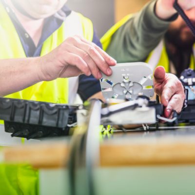 SIRO engineering splicing fibre with the latest technology