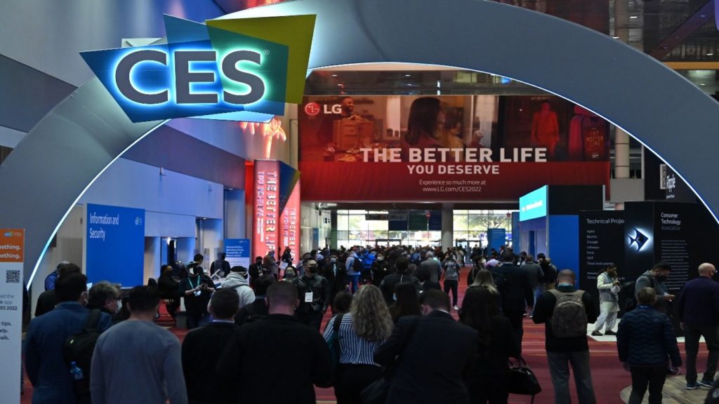 People attending the Consumer Electronic Show in Las Vegas 